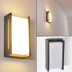 Applique murale d'extérieur Torhamn LED Anthracite, 1 lumière