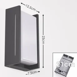 Applique murale d'extérieur Torhamn LED Anthracite, 1 lumière