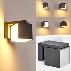 Applique murale d'extérieur Swanek LED Anthracite, 1 lumière