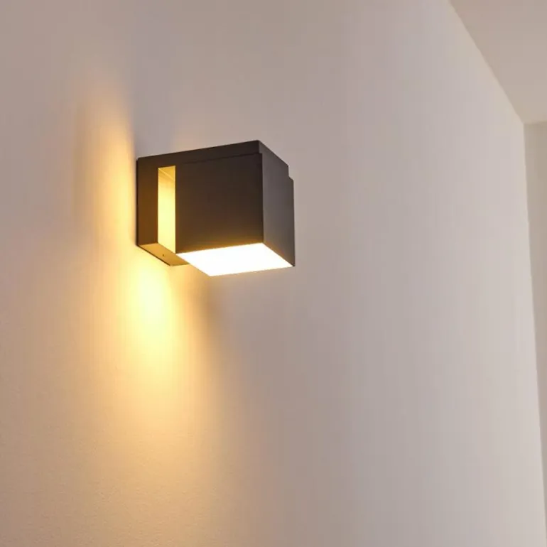 Applique murale d'extérieur Swanek LED Anthracite, 1 lumière