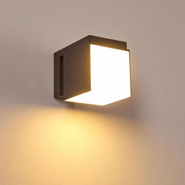 Applique murale d'extérieur Swanek LED Anthracite, 1 lumière