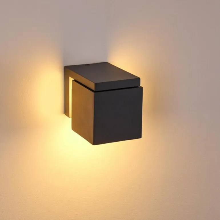 Applique murale d'extérieur Swanek LED Anthracite, 1 lumière