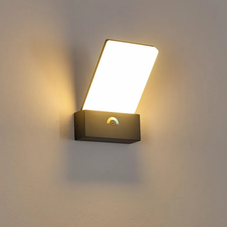 Applique murale d'extérieur Heraklion LED Anthracite, 1 lumière