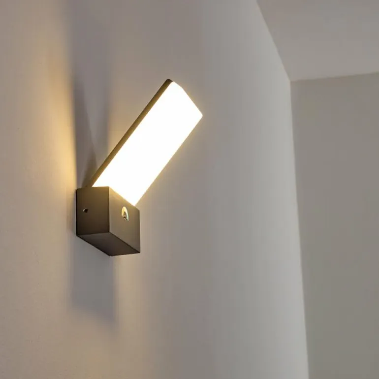 Applique murale d'extérieur Heraklion LED Anthracite, 1 lumière