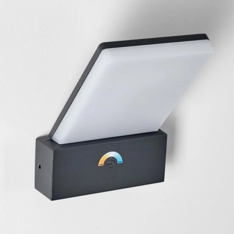 Applique murale d'extérieur Heraklion LED Anthracite, 1 lumière
