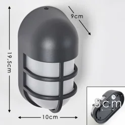 Applique murale d'extérieur Kyrenia LED Anthracite, 1 lumière