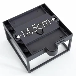 Applique murale d'extérieur Lansing LED Anthracite, 1 lumière, Détecteur de mouvement