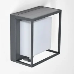 Applique murale d'extérieur Lansing LED Anthracite, 1 lumière, Détecteur de mouvement