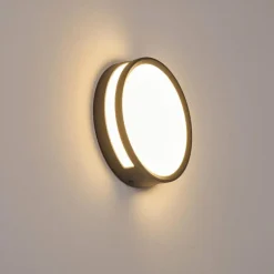 Applique murale d'extérieur Chiavari LED Anthracite, 1 lumière