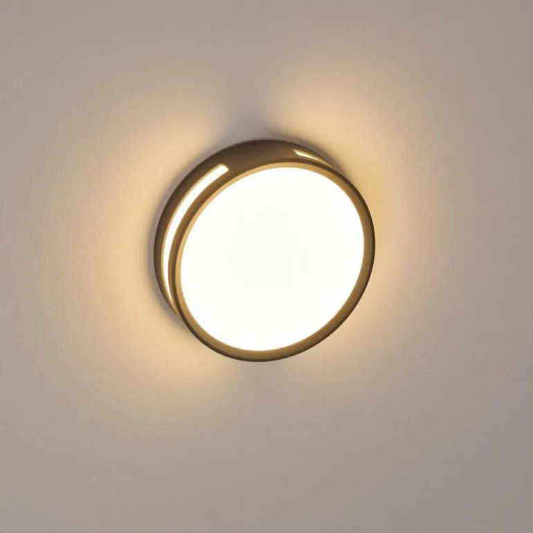 Applique murale d'extérieur Chiavari LED Anthracite, 1 lumière
