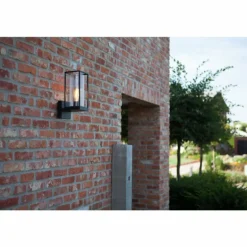 Applique murale d'extérieur Lutec Flair Anthracite, 1 lumière