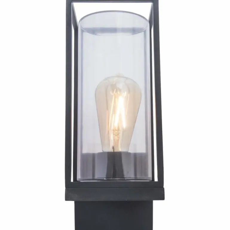 Applique murale d'extérieur Lutec Flair Anthracite, 1 lumière