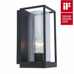 Applique murale d'extérieur Lutec Flair Anthracite, 1 lumière