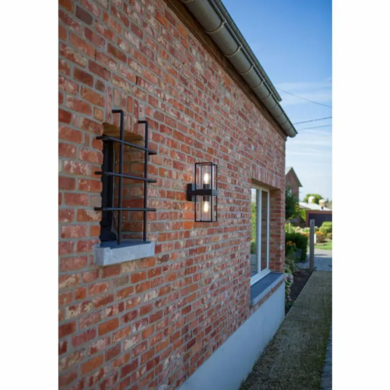 Applique murale d'extérieur Lutec Flair Anthracite, 2 lumières