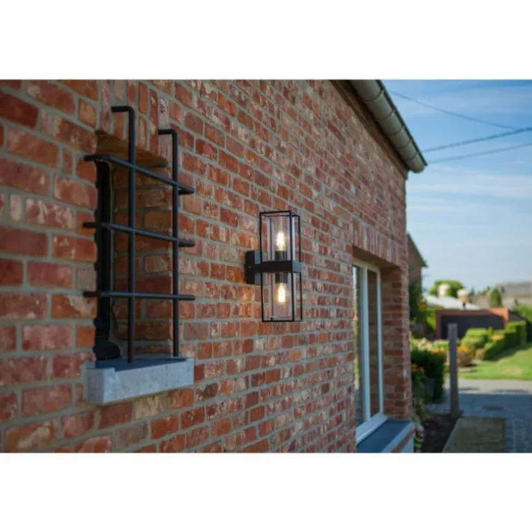 Applique murale d'extérieur Lutec Flair Anthracite, 2 lumières