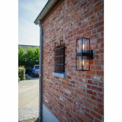 Applique murale d'extérieur Lutec Flair Anthracite, 2 lumières