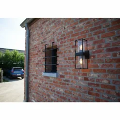 Applique murale d'extérieur Lutec Flair Anthracite, 2 lumières