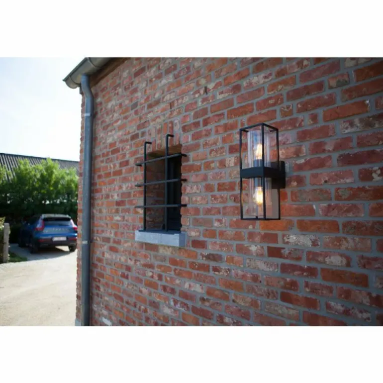 Applique murale d'extérieur Lutec Flair Anthracite, 2 lumières