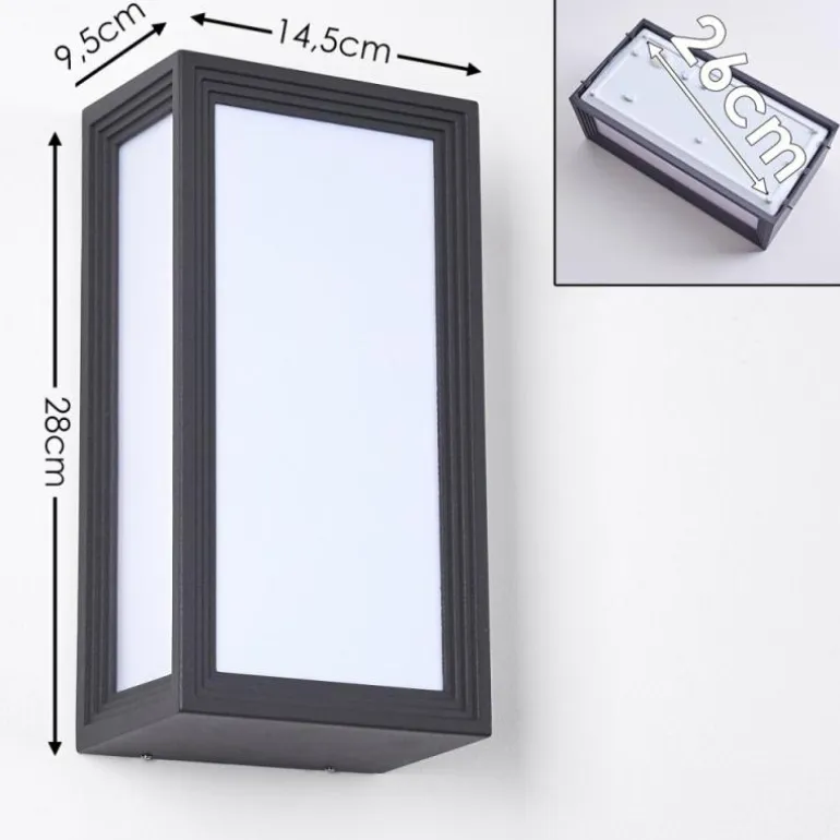 Applique murale d'extérieur Montreux LED Anthracite, 1 lumière