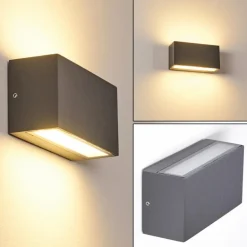 Applique murale d'extérieur Duluth LED Anthracite, 1 lumière