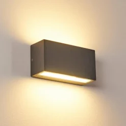 Applique murale d'extérieur Duluth LED Anthracite, 1 lumière