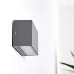 Applique murale d'extérieur Duluth LED Anthracite, 1 lumière