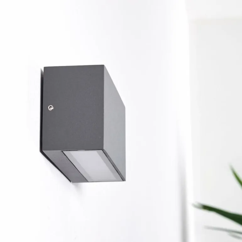 Applique murale d'extérieur Duluth LED Anthracite, 1 lumière