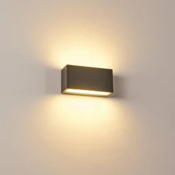 Applique murale d'extérieur Duluth LED Anthracite, 1 lumière