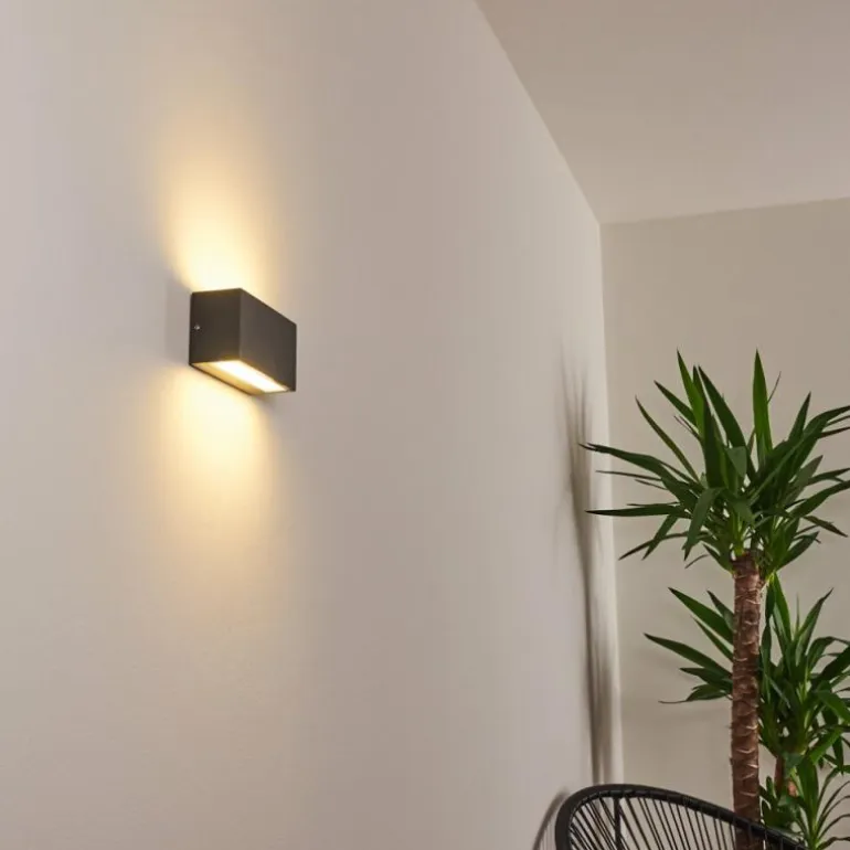 Applique murale d'extérieur Duluth LED Anthracite, 1 lumière