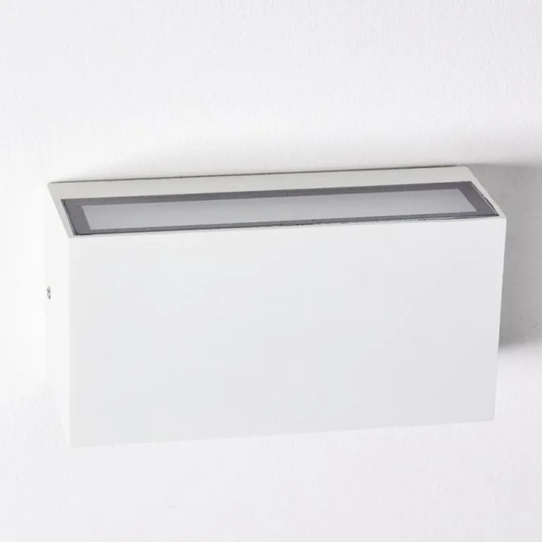Applique murale d'extérieur Duluth LED Blanc, 1 lumière