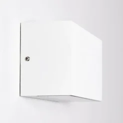 Applique murale d'extérieur Duluth LED Blanc, 1 lumière