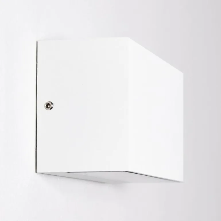 Applique murale d'extérieur Duluth LED Blanc, 1 lumière