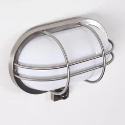 Applique murale d'extérieur Belmopan Acier inoxydable, 1 lumière, Détecteur de mouvement