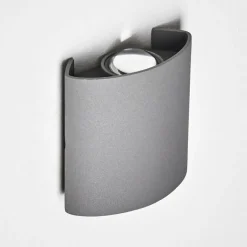Applique murale d'extérieur Abaiang LED Gris, 1 lumière