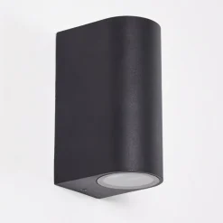 Applique murale d'extérieur Komoren LED Noir, 2 lumières