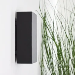 Applique murale d'extérieur Benin LED Noir, 2 lumières