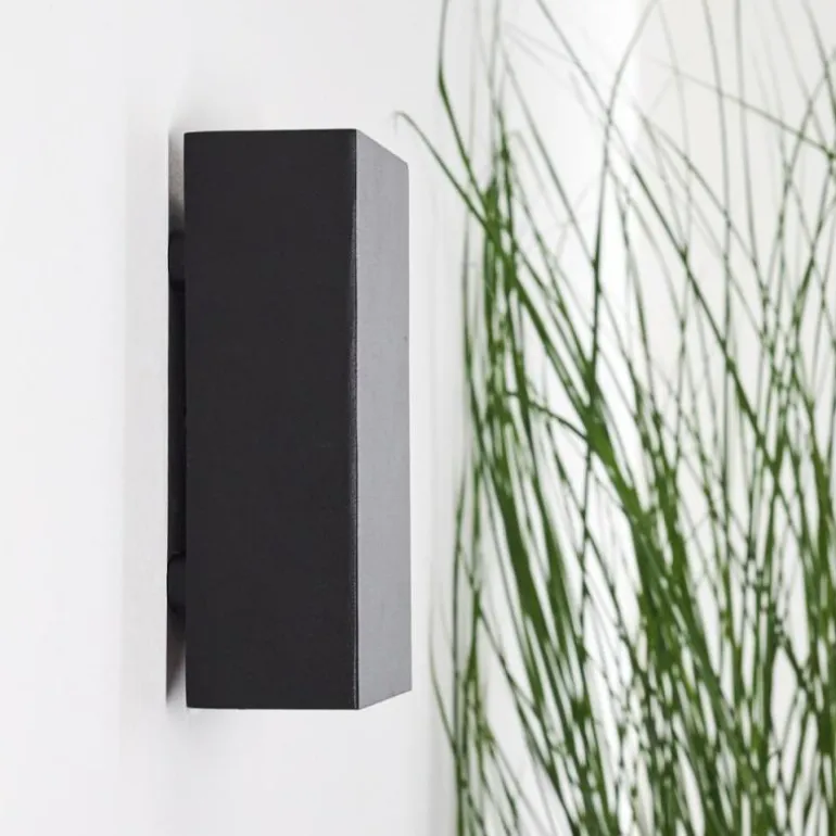 Applique murale d'extérieur Benin LED Noir, 2 lumières