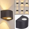 Applique murale d'extérieur Windhoek LED, 2 lumières