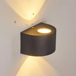 Applique murale d'extérieur Windhoek LED, 2 lumières