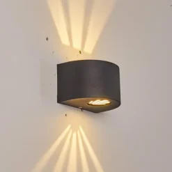 Applique murale d'extérieur Windhoek LED, 2 lumières