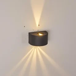 Applique murale d'extérieur Windhoek LED, 2 lumières