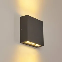 Applique murale d'extérieur Tinglev LED Anthracite, 1 lumière