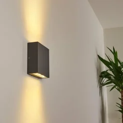 Applique murale d'extérieur Tinglev LED Anthracite, 1 lumière