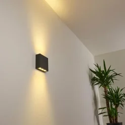 Applique murale d'extérieur Tinglev LED Anthracite, 1 lumière