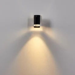 Applique murale d'extérieur Corneda Noir, 1 lumière