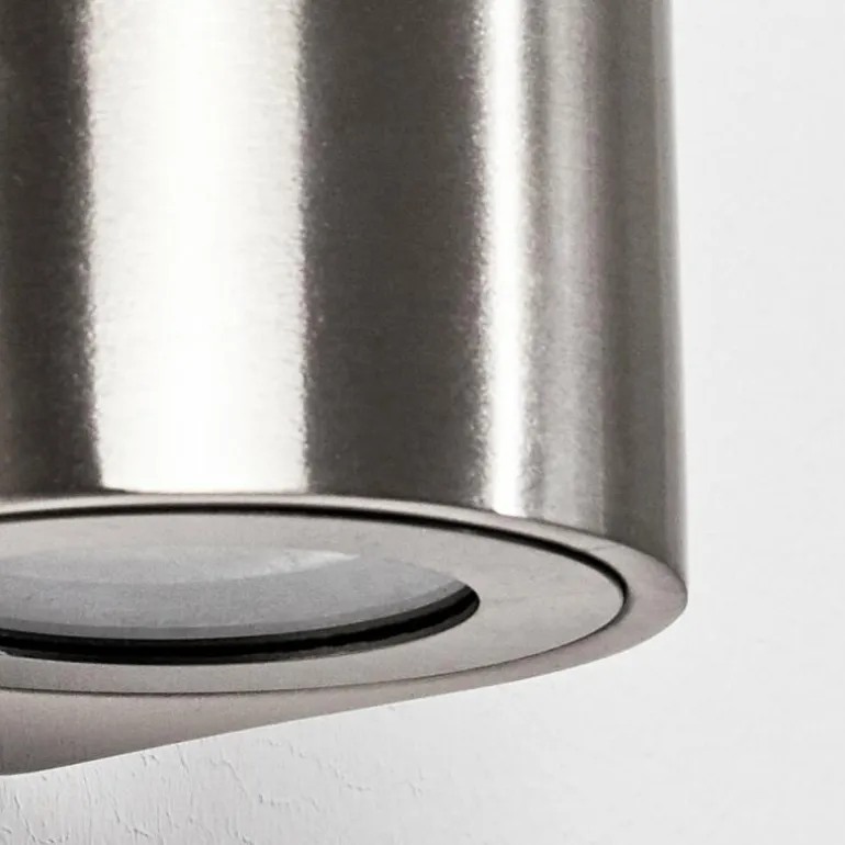 Applique murale d'extérieur Mora LED Acier inoxydable, 2 lumières