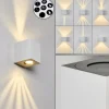 Applique murale d'extérieur Mora LED Blanc, 2 lumières