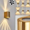 Applique murale d'extérieur Mora LED Laiton, 2 lumières
