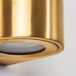 Applique murale d'extérieur Mora LED Laiton, 2 lumières