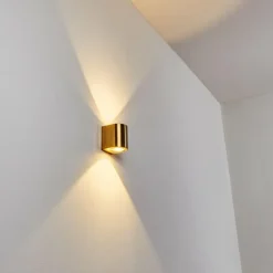 Applique murale d'extérieur Mora LED Laiton, 2 lumières